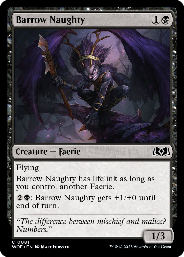 Barrow Naughty [Wilds of Eldraine] | Galactic Gamez