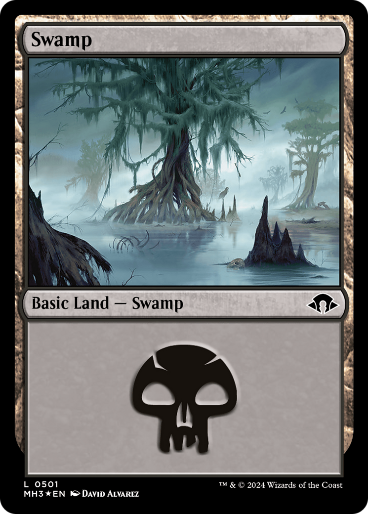 Swamp (0501) (Ripple Foil) [Modern Horizons 3] | Galactic Gamez