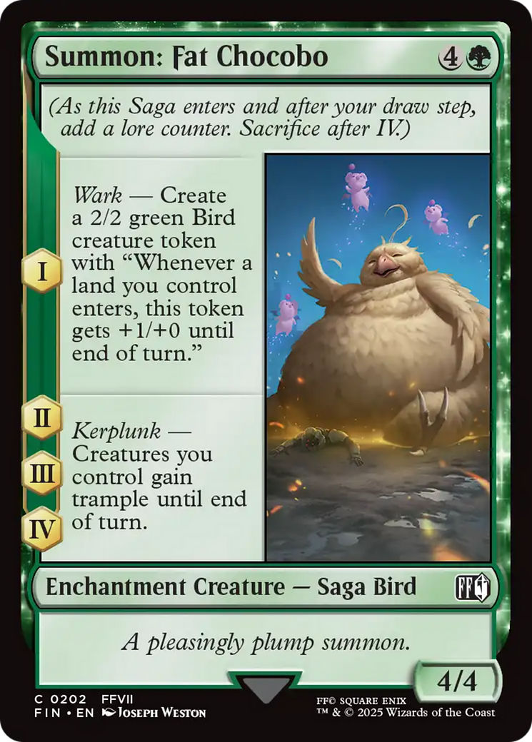 Summon: Fat Chocobo [FINAL FANTASY] | Galactic Gamez