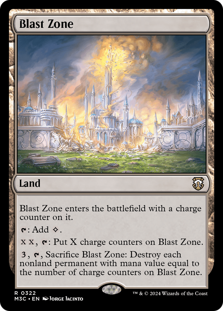 Blast Zone (Ripple Foil) [Modern Horizons 3 Commander] | Galactic Gamez