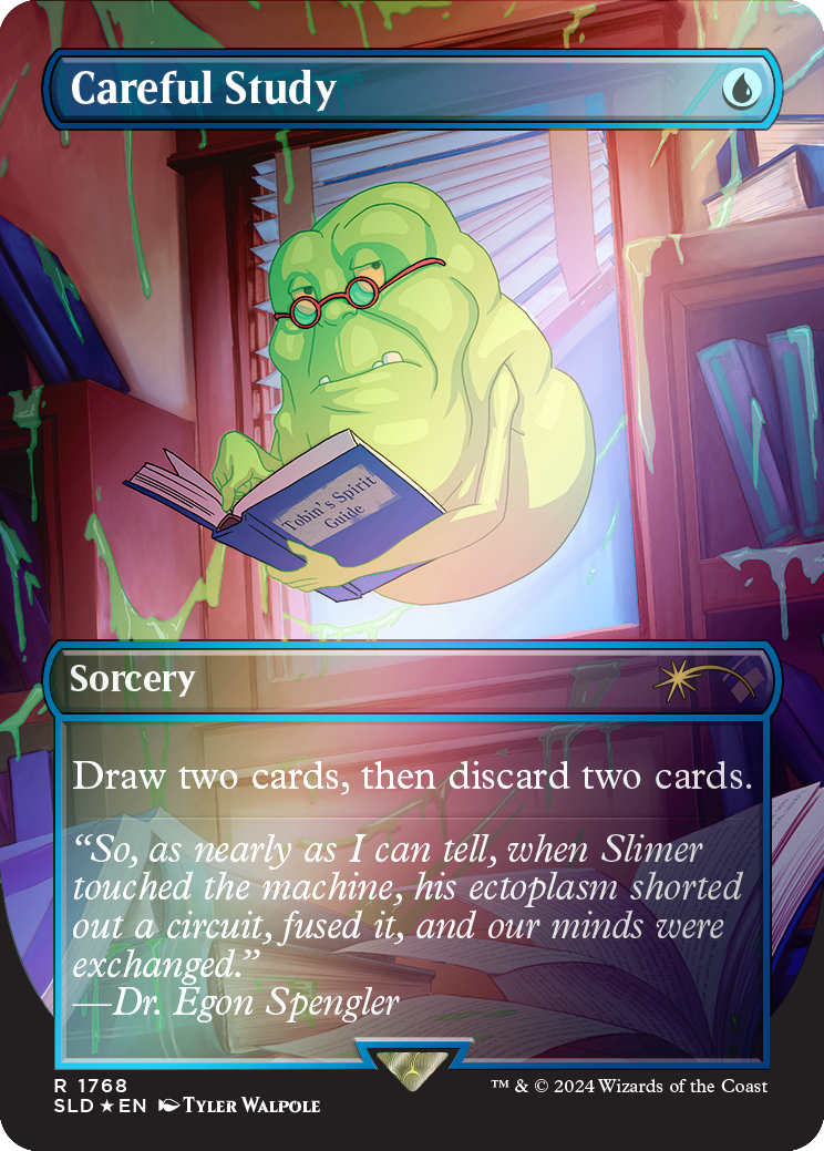 Careful Study (Rainbow Foil) [Secret Lair Drop Series] | Galactic Gamez