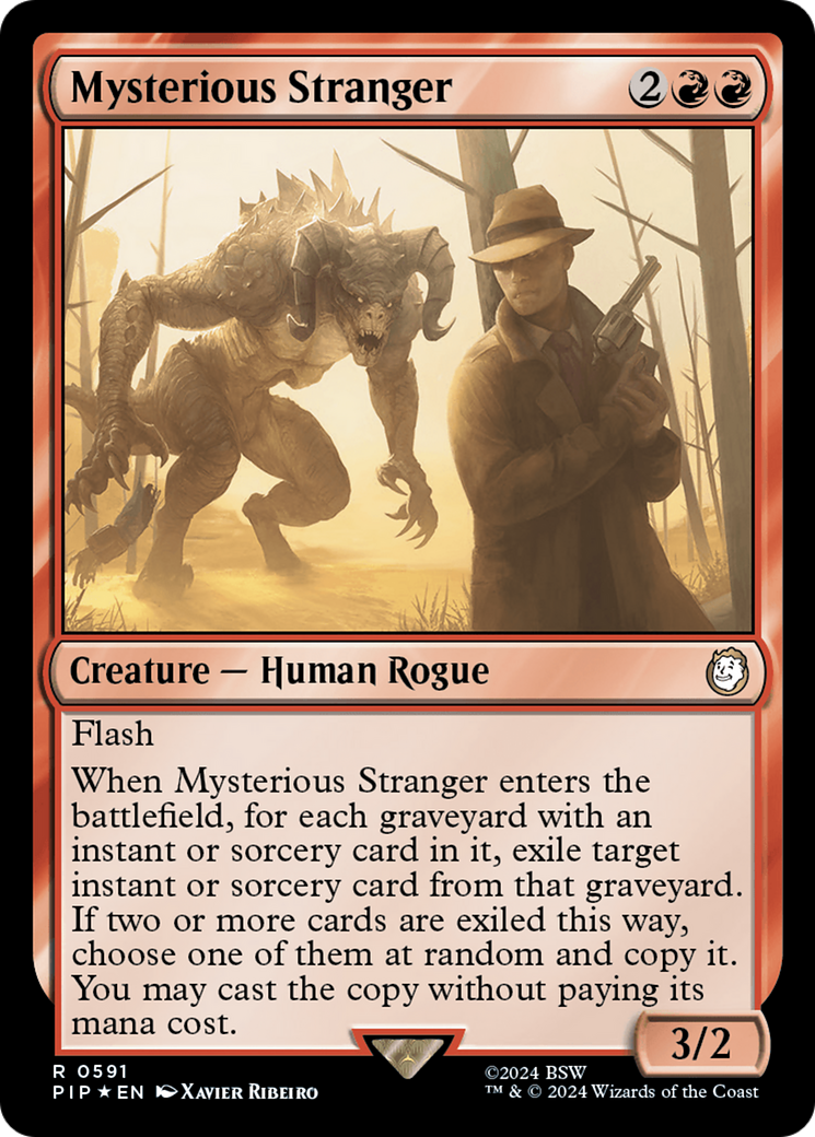 Mysterious Stranger (Surge Foil) [Fallout] | Galactic Gamez