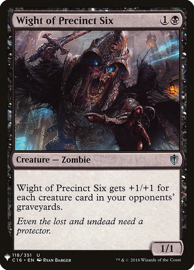 Wight of Precinct Six [Mystery Booster] | Galactic Gamez