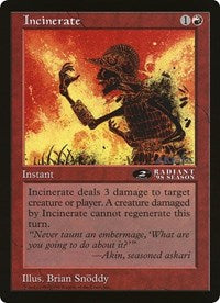 Incinerate (Oversized) [Oversize Cards] | Galactic Gamez