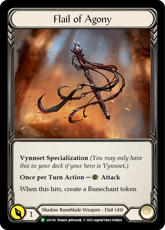 Flail of Agony [LGS156] (Promo)  Cold Foil | Galactic Gamez