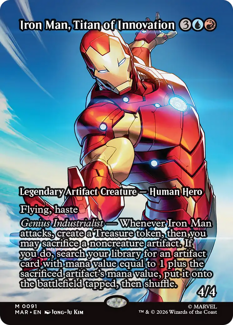 Iron Man, Titan of Innovation (Borderless) [Marvel Universe: Eternal-Legal] | Galactic Gamez