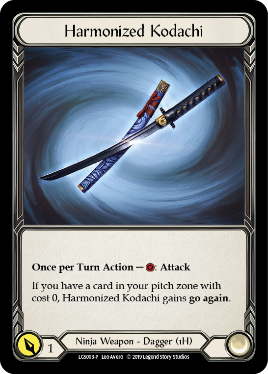 Harmonized Kodachi [LGS003-P] (Promo)  1st Edition Cold Foil | Galactic Gamez