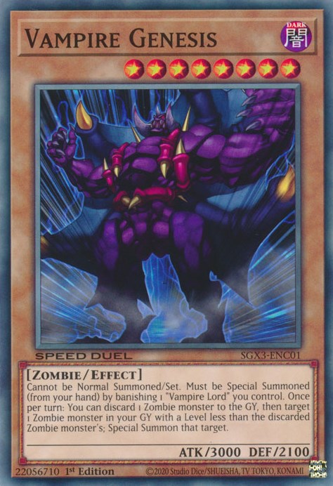 Vampire Genesis [SGX3-ENC01] Common | Galactic Gamez