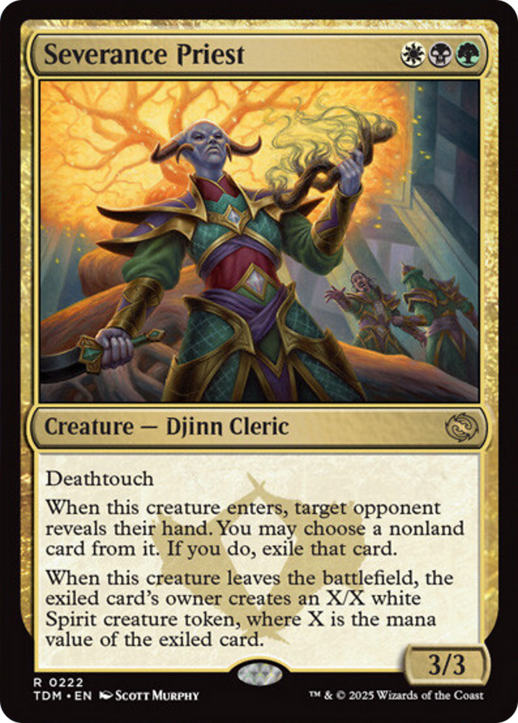 Severance Priest [Tarkir: Dragonstorm] | Galactic Gamez