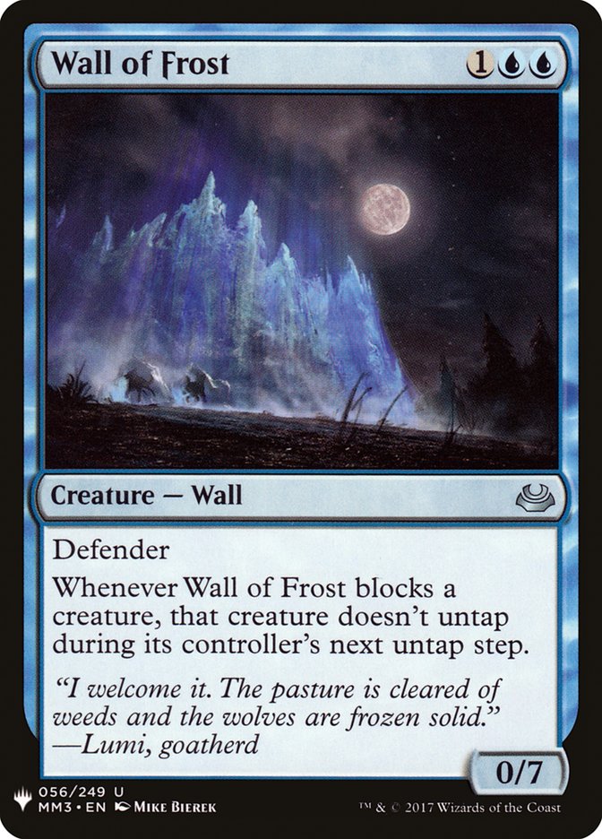 Wall of Frost [Mystery Booster] | Galactic Gamez