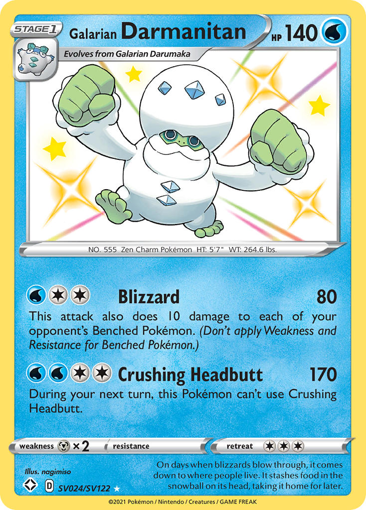 Galarian Darmanitan (SV024/SV122) [Sword & Shield: Shining Fates] | Galactic Gamez