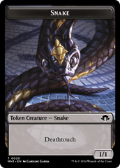 Servo // Snake Double-Sided Token [Modern Horizons 3 Tokens] | Galactic Gamez