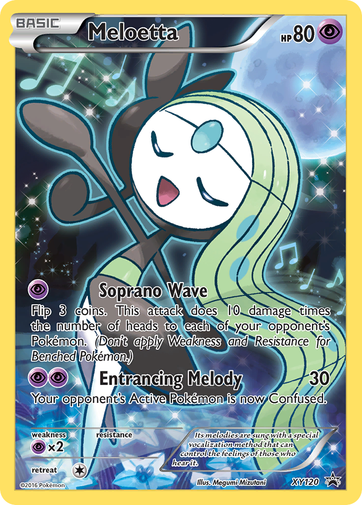 Meloetta (XY120) [XY: Black Star Promos] | Galactic Gamez