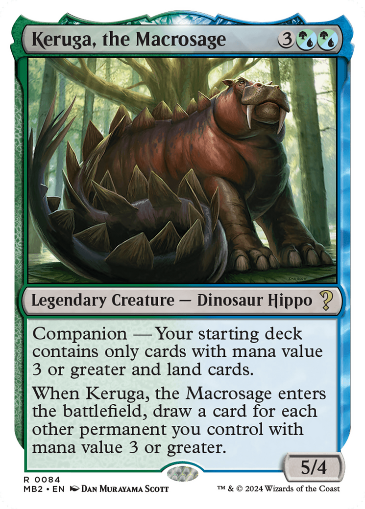 Keruga, the Macrosage (White Border) [Mystery Booster 2] | Galactic Gamez