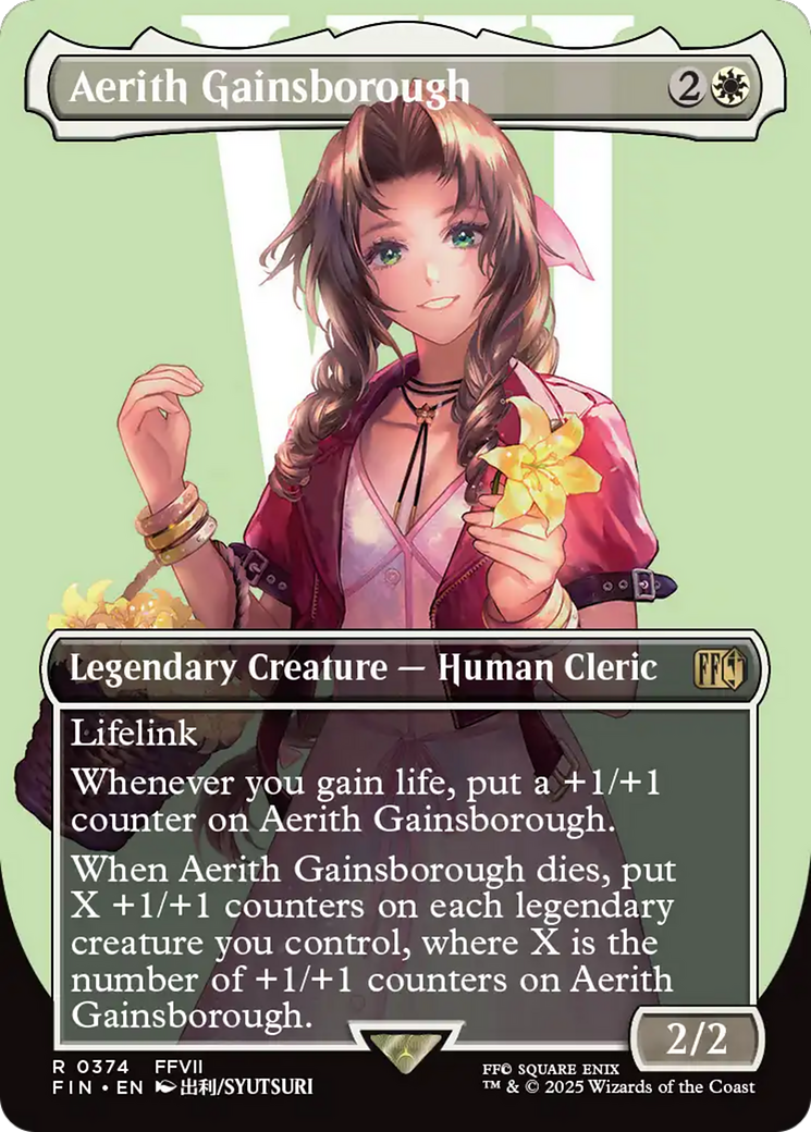 Aerith Gainsborough (Borderless) [FINAL FANTASY] | Galactic Gamez