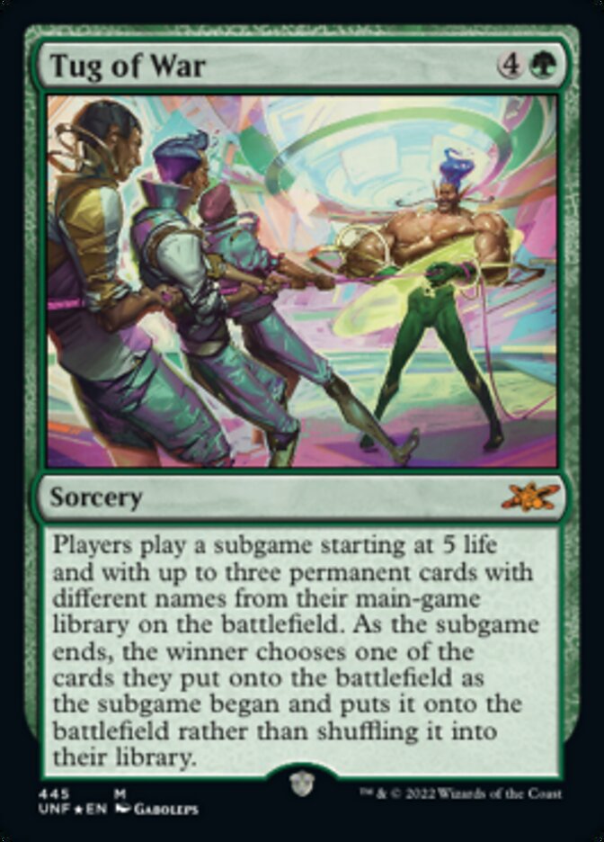 Tug of War (Galaxy Foil) [Unfinity] | Galactic Gamez