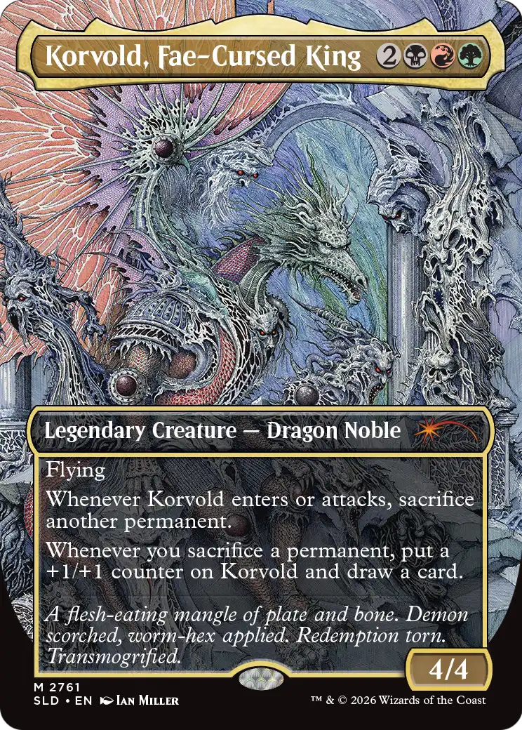 Korvold, Fae-Cursed King (2761) [Secret Lair Drop Series] | Galactic Gamez