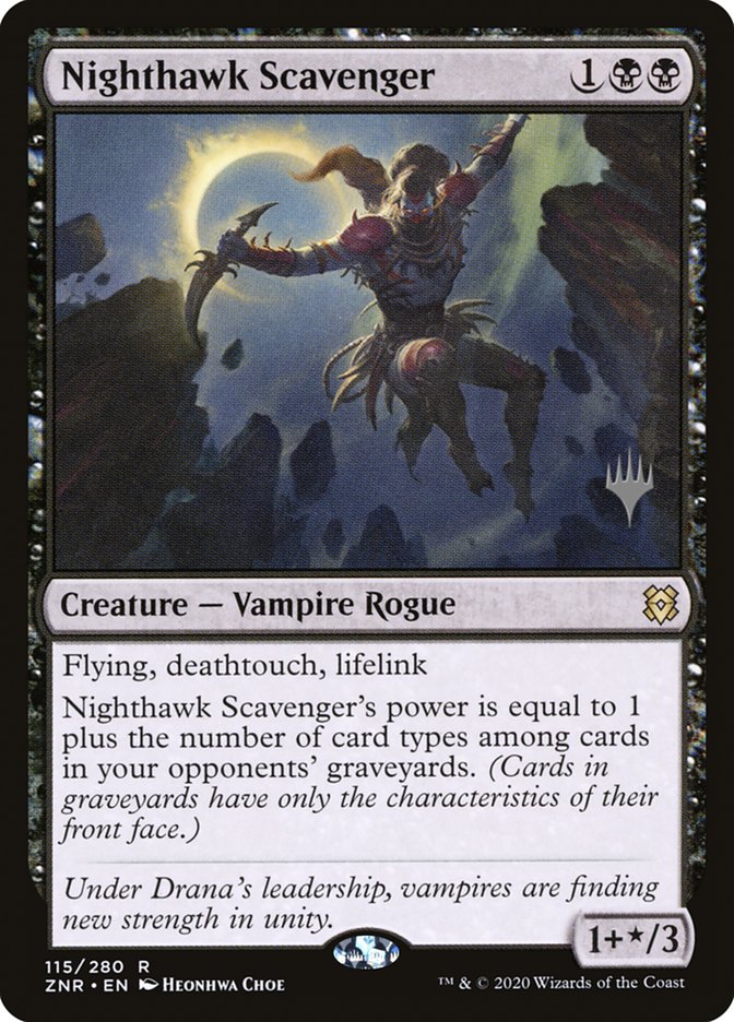 Nighthawk Scavenger (Promo Pack) [Zendikar Rising Promos] | Galactic Gamez