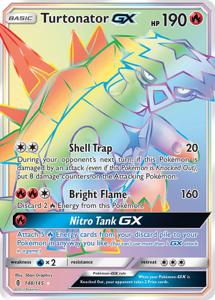 Turtonator GX (148/145) [Sun & Moon: Guardians Rising] | Galactic Gamez