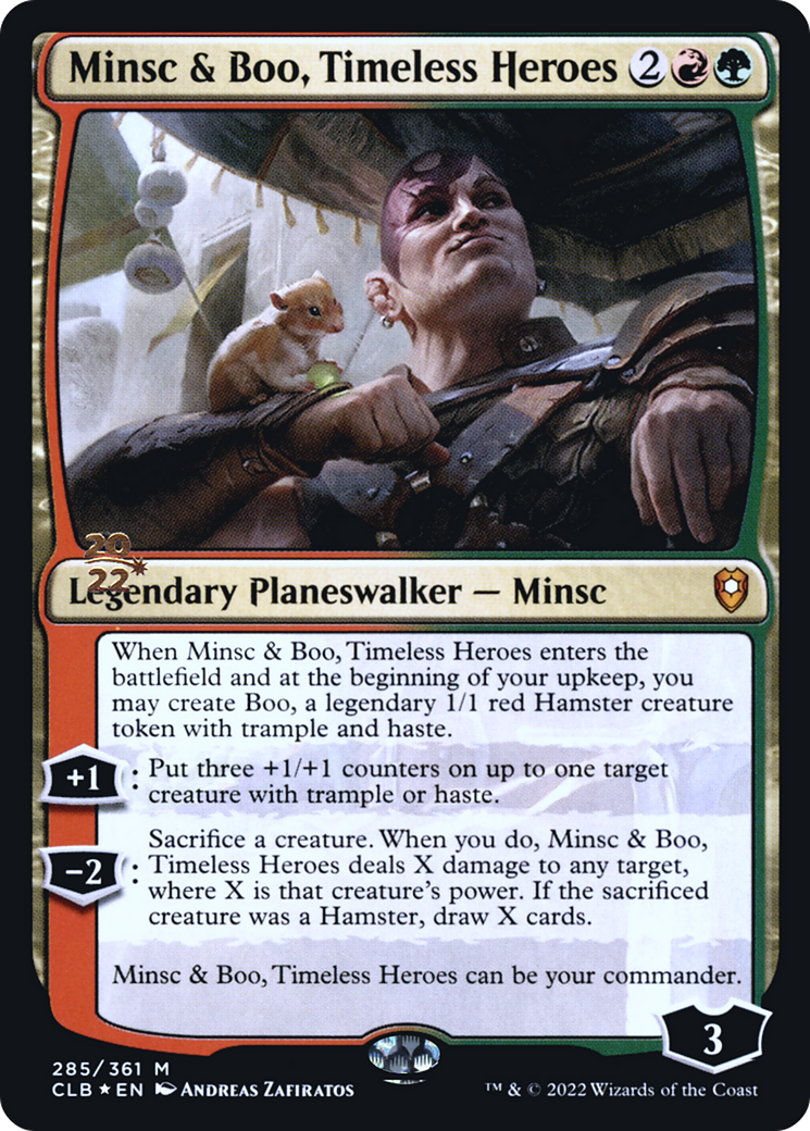 Minsc & Boo, Timeless Heroes (Promo Pack) [The Lost Caverns of Ixalan Promos] | Galactic Gamez