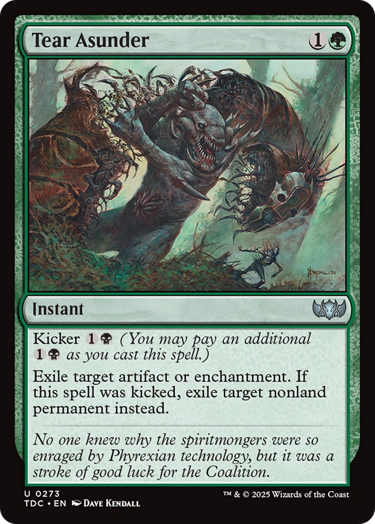 Tear Asunder [Tarkir: Dragonstorm Commander] | Galactic Gamez