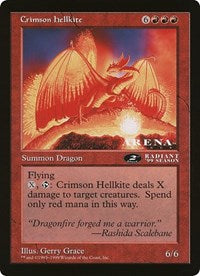 Crimson Hellkite (Oversized) [Oversize Cards] | Galactic Gamez