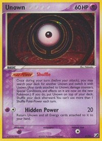 Unown (O) (O/28) [EX: Unseen Forces] | Galactic Gamez