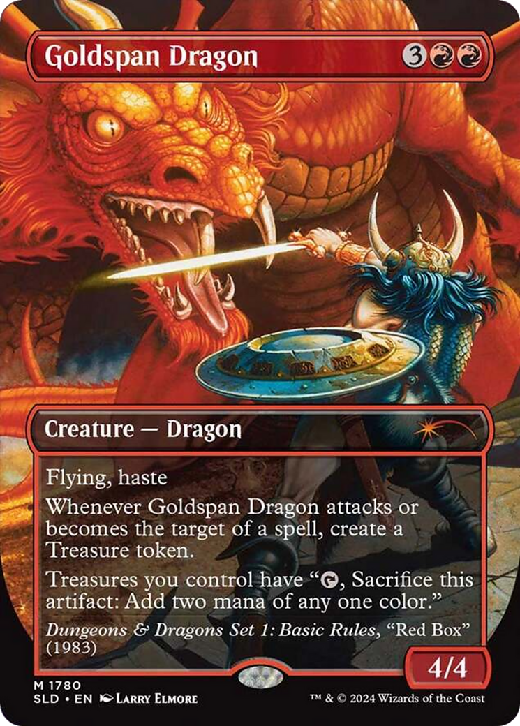 Goldspan Dragon (Rainbow Foil) [Secret Lair Drop Series] | Galactic Gamez