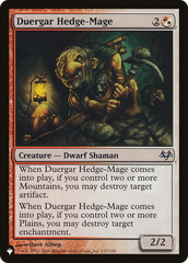 Duergar Hedge-Mage [The List Reprints] | Galactic Gamez