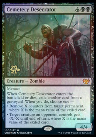 Cemetery Desecrator [Innistrad: Crimson Vow Prerelease Promos] | Galactic Gamez