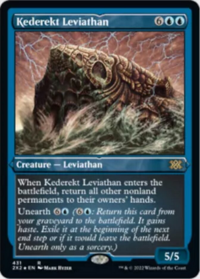 Kederekt Leviathan (Foil Etched) [Double Masters 2022] | Galactic Gamez