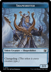 Blood // Shapeshifter Double-Sided Token [March of the Machine Commander Tokens] | Galactic Gamez