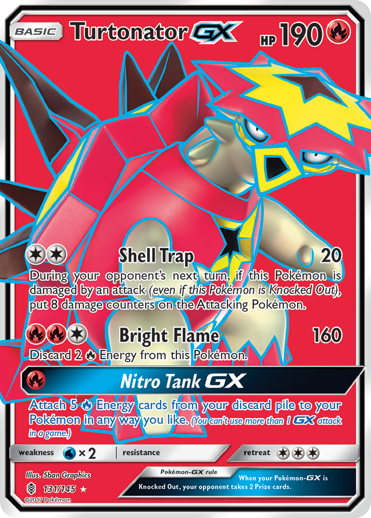 Turtonator GX (131/145) [Sun & Moon: Guardians Rising] | Galactic Gamez