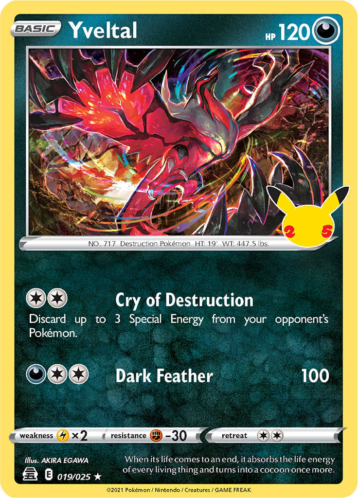 Yveltal (019/025) [Celebrations: 25th Anniversary] | Galactic Gamez