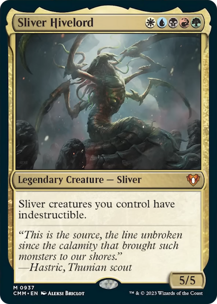 Sliver Hivelord [Commander Masters] | Galactic Gamez