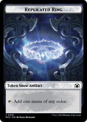 Food // Replicated Ring Double-Sided Token [March of the Machine Commander Tokens] | Galactic Gamez