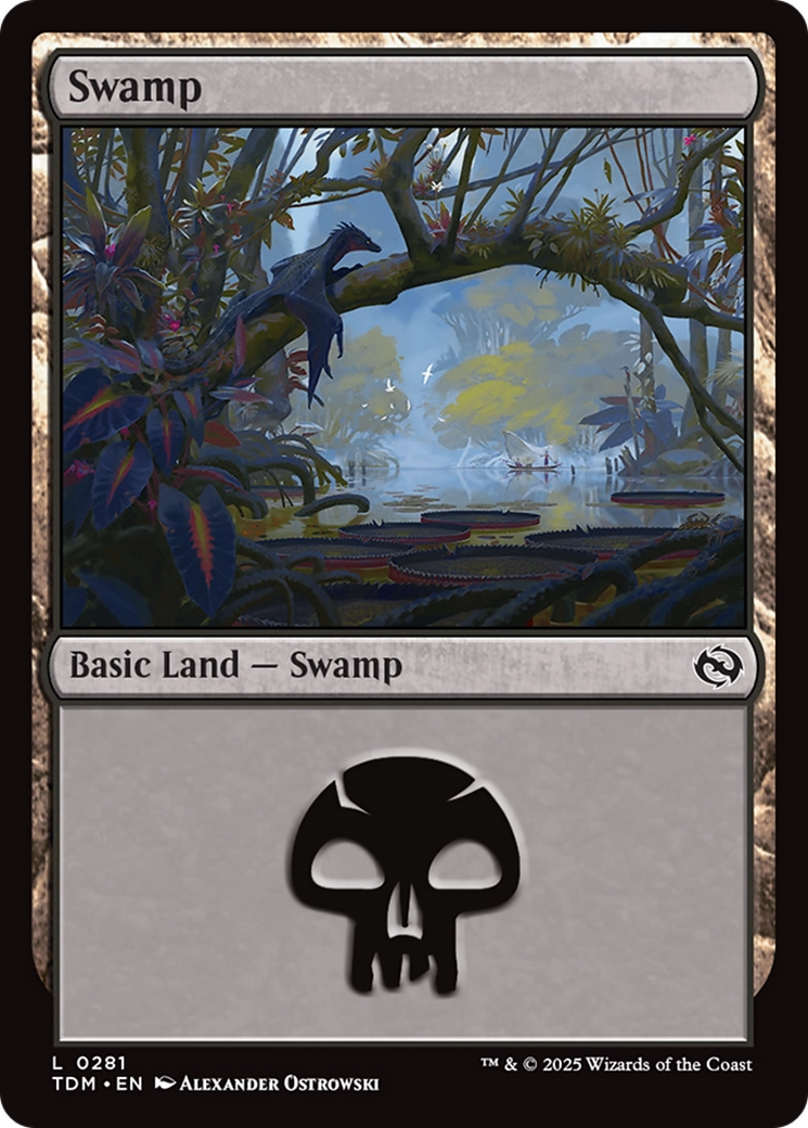 Swamp (0281) [Tarkir: Dragonstorm] | Galactic Gamez