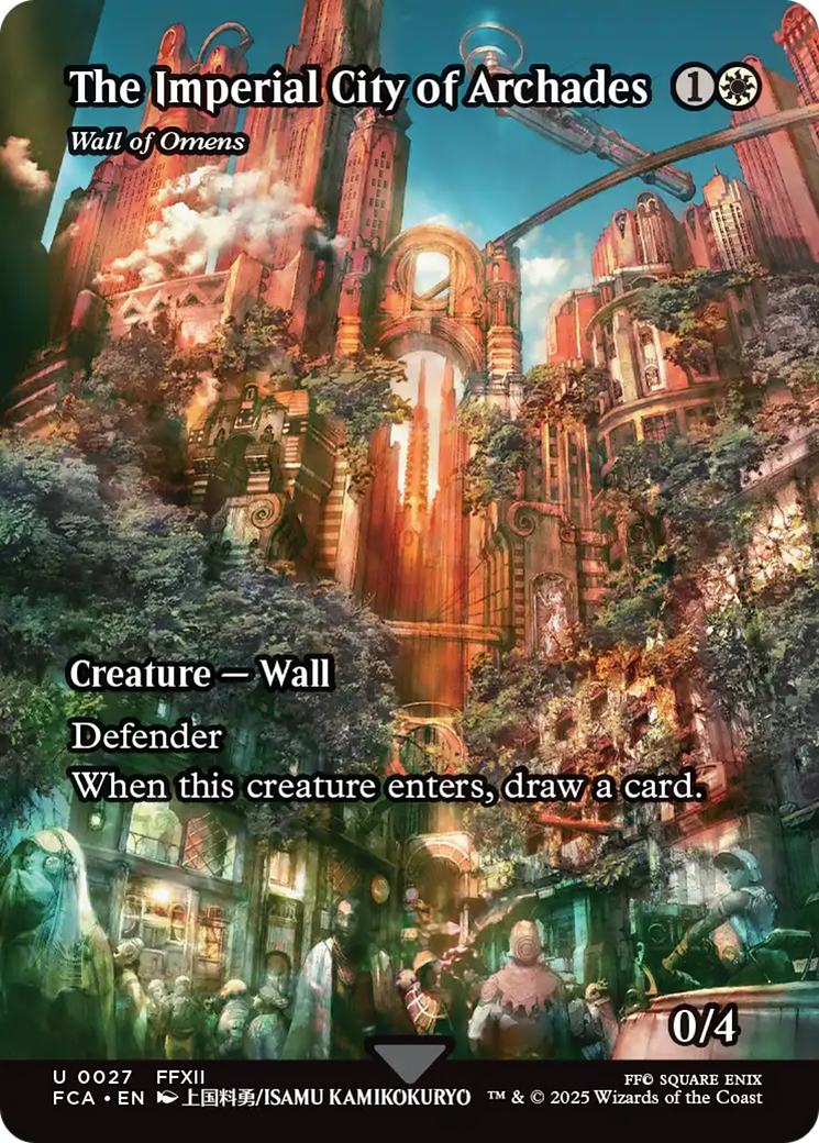 The Imperial City of Archades - Wall of Omens (Showcase) [FINAL FANTASY : Through the Ages] | Galactic Gamez