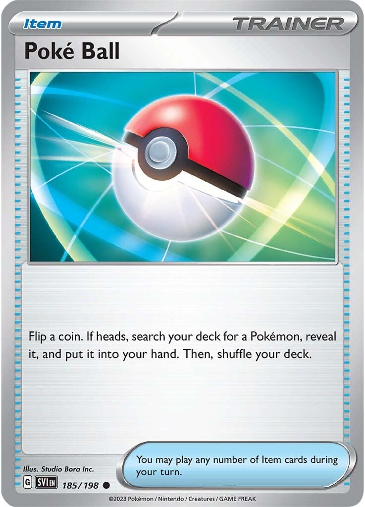 Poke Ball (185/198) [Scarlet & Violet: Base Set] | Galactic Gamez