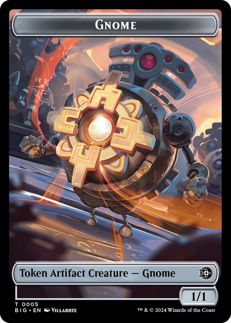 Gnome // Plot Double-Sided Token [Outlaws of Thunder Junction: The Big Score Tokens] | Galactic Gamez