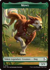 Ajani's Pridemate // Mowu Double-Sided Token [Reality Fracture Tokens] | Galactic Gamez