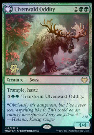 Ulvenwald Oddity // Ulvenwald Behemoth [Innistrad: Crimson Vow Prerelease Promos] | Galactic Gamez