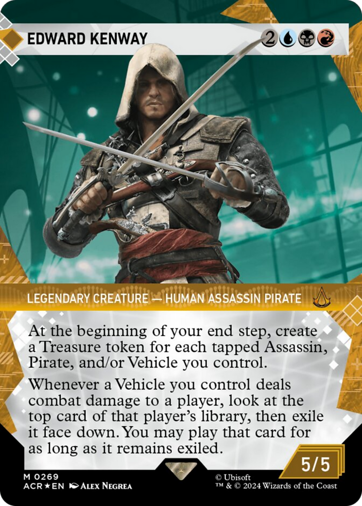 Edward Kenway (Showcase) (Textured Foil) [Assassin's Creed] | Galactic Gamez