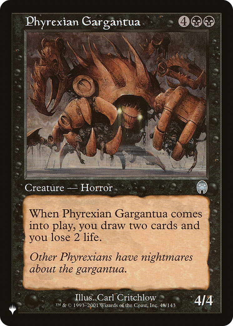 Phyrexian Gargantua [The List] | Galactic Gamez