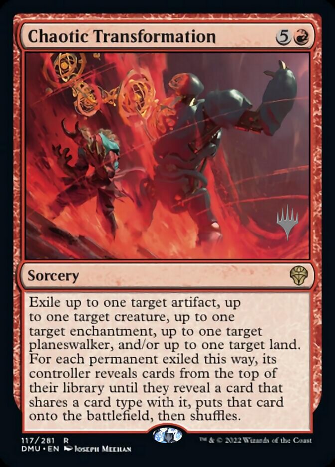 Chaotic Transformation (Promo Pack) [Dominaria United Promos] | Galactic Gamez