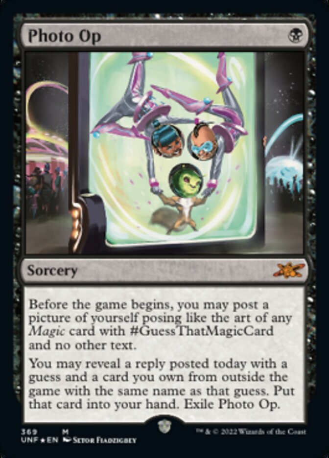 Photo Op (Galaxy Foil) [Unfinity] | Galactic Gamez