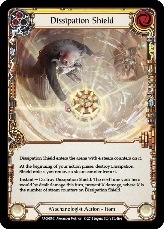 Dissipation Shield [ARC035-C] (Arcane Rising)  1st Edition Rainbow Foil | Galactic Gamez