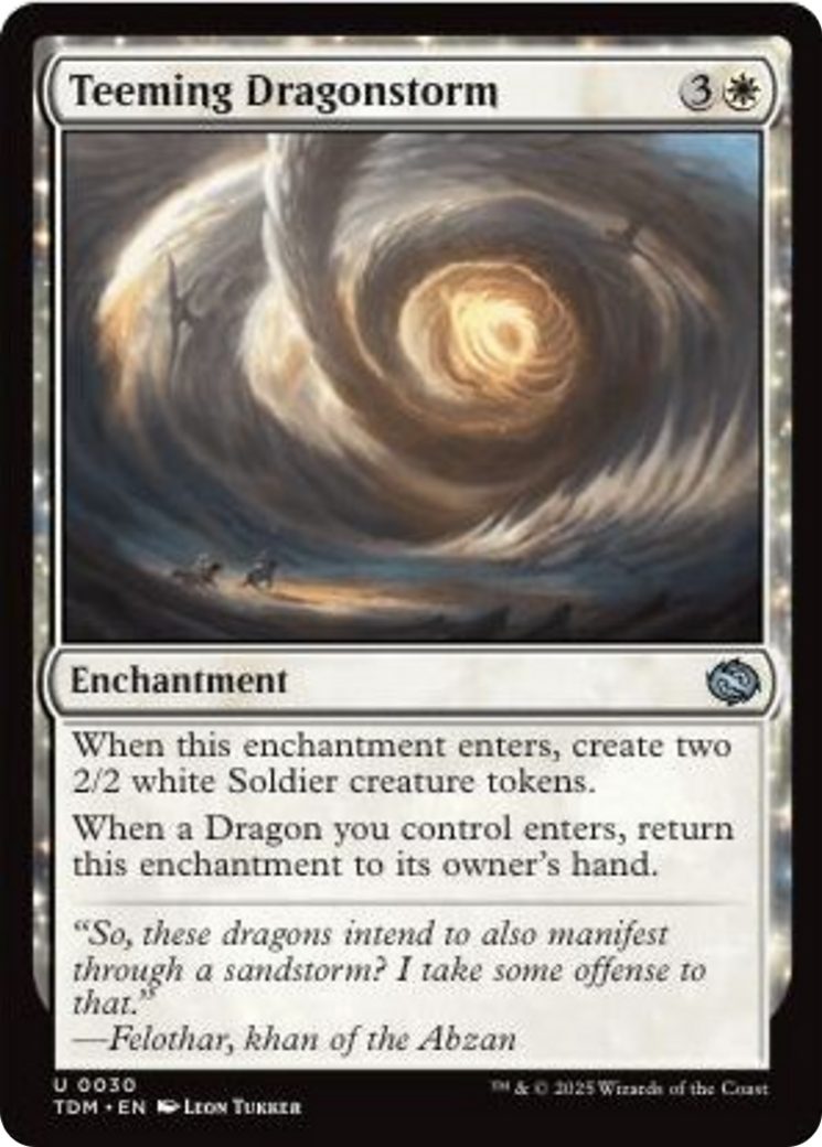 Teeming Dragonstorm [Tarkir: Dragonstorm] | Galactic Gamez