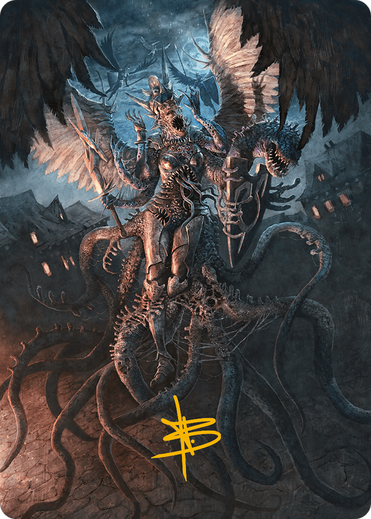 Angelic Aberration Art Card (Gold-Stamped Signature) [Modern Horizons 3 Art Series] | Galactic Gamez
