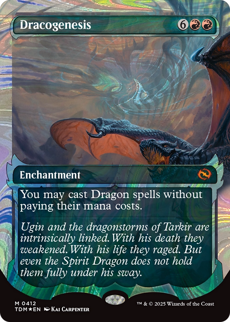Dracogenesis (0412) (Showcase) (Halo Foil) [Tarkir: Dragonstorm] | Galactic Gamez